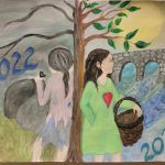 Patient artwork depicts how life changed for the artist between 2022 and 2023